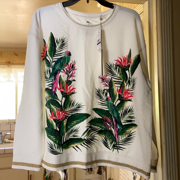 Tommy Bahama Tops - Tropical sweatshirt